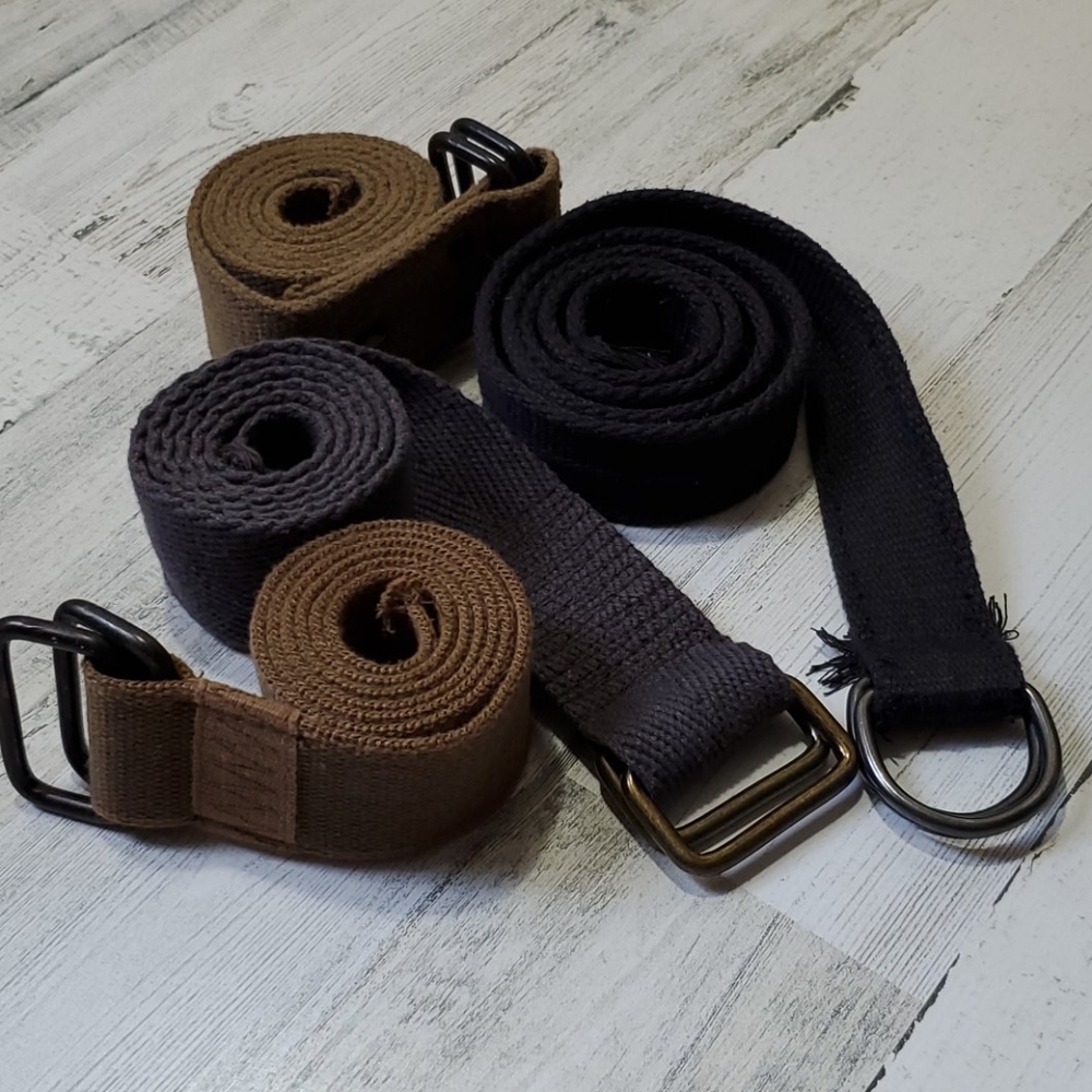 Lot of 4 Web Belts